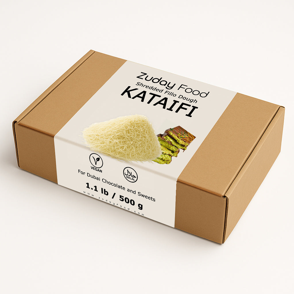 Premium Dried Kataifi - Roasted , 100% Natural, Thin & Crispy | Ideal for Dubai Chocolate and Kunafa Desserts