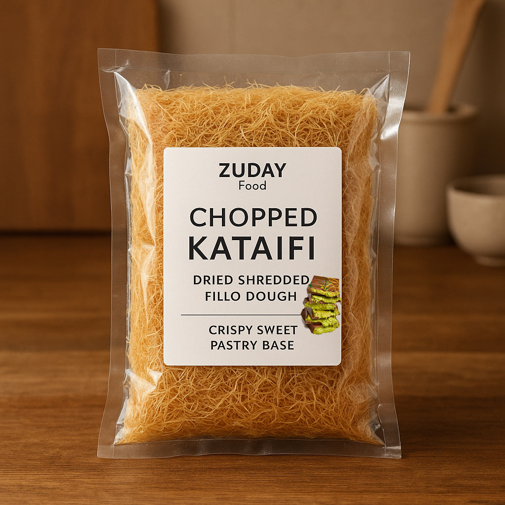 Premium Dried Kataifi (Tel Kadayif) - 100% Natural, Thin & Crispy | Ideal for Dubai Chocolate and Kunafa Desserts