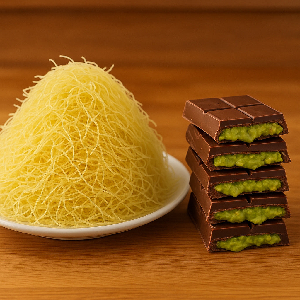 Premium Dried Kataifi - Roasted , 100% Natural, Thin & Crispy | Ideal for Dubai Chocolate and Kunafa Desserts